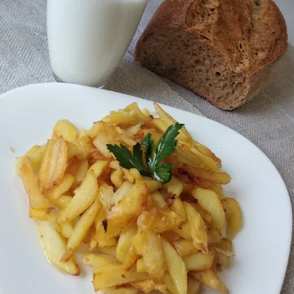 ❤️ Жареная картошка 🥔как в детстве 