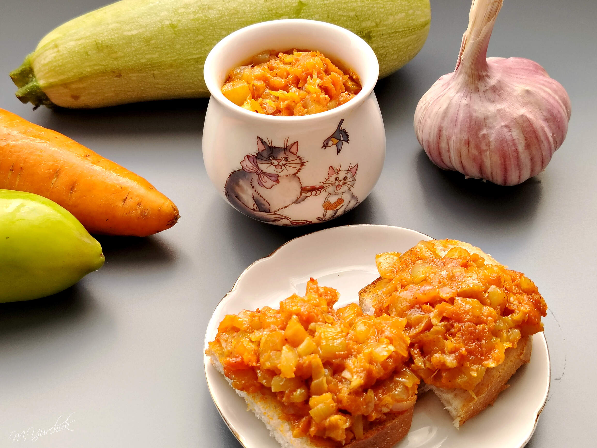 Кабачковая икра на сковороде кусочками