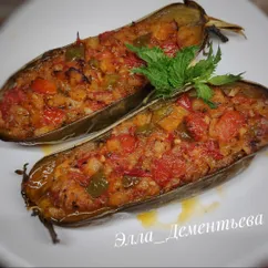 Лодочки из баклажана🍆