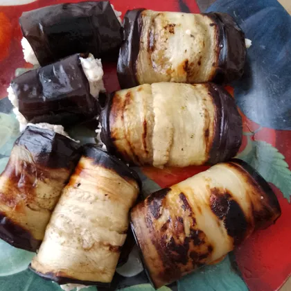 Рулетики из баклажанов