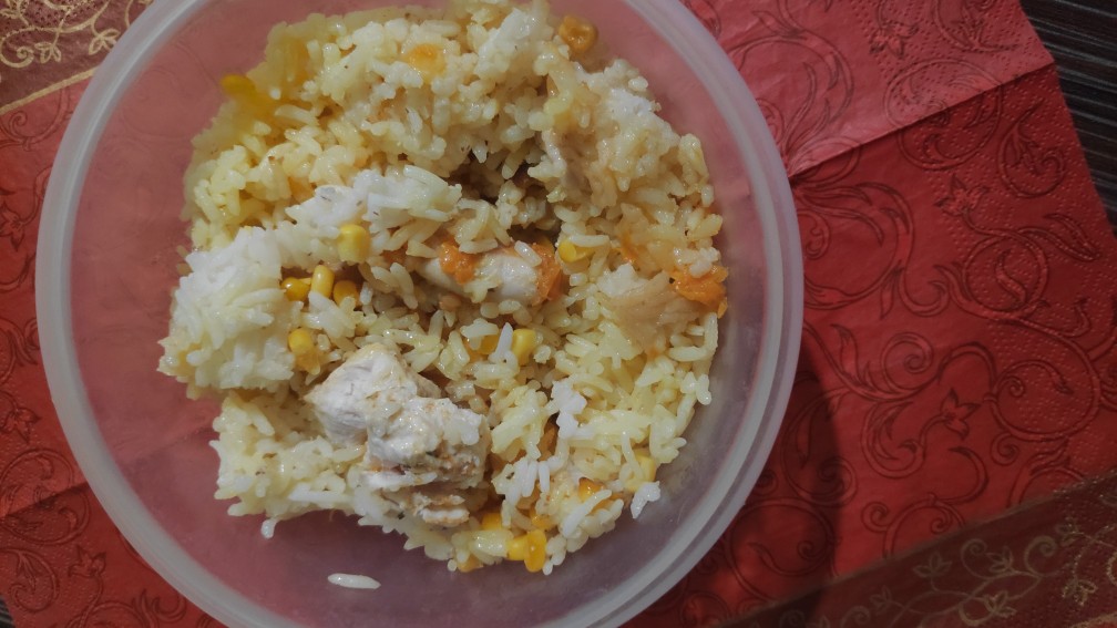 Рис с овощами в духовке