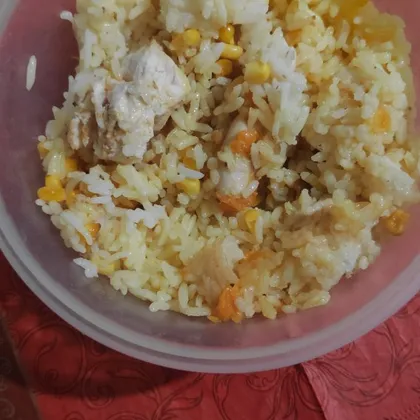 Рис с овощами в духовке