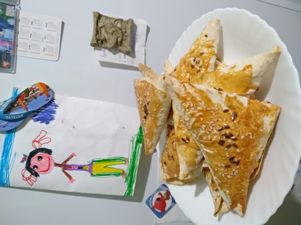 ПП конвертики с творогом