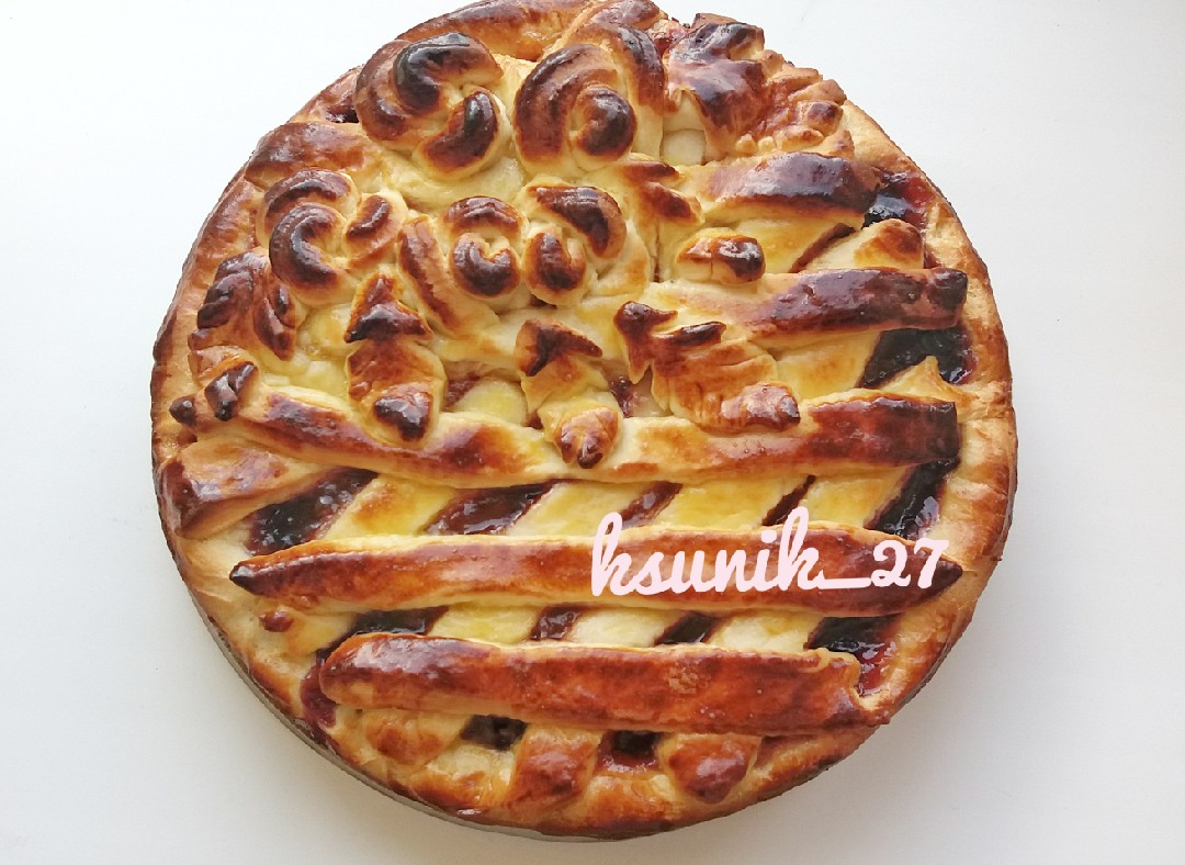 Пирог с повидлом из дрожжевого теста - пошаговый рецепт с фото на натяжныепотолкибрянск.рф