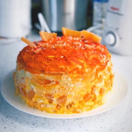 Торт «оранжевое настроение» (собственный)