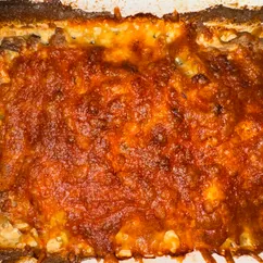 Картофельный гратен с беконом