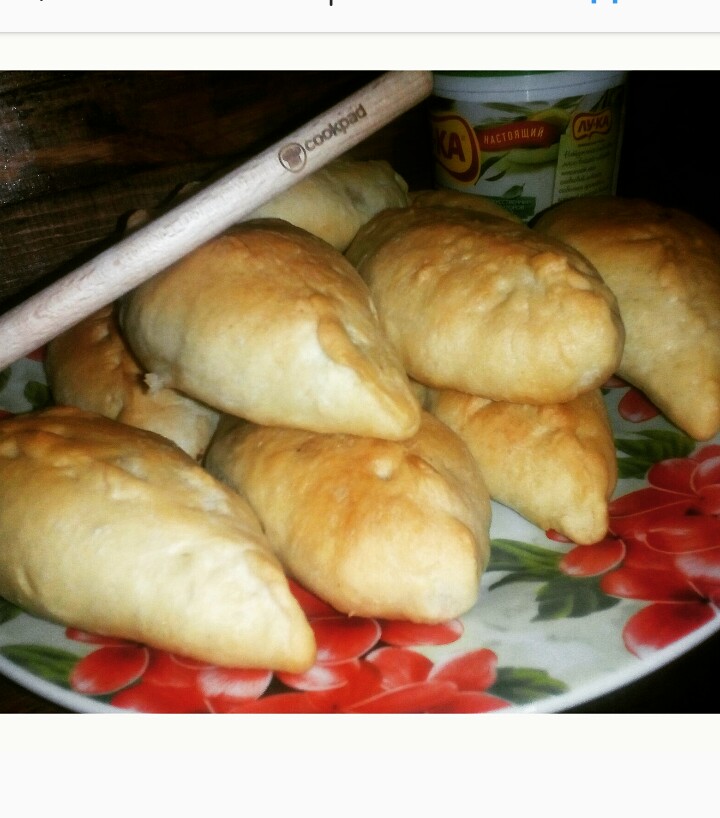🌙Пироги с капустой и сосисками🌙
