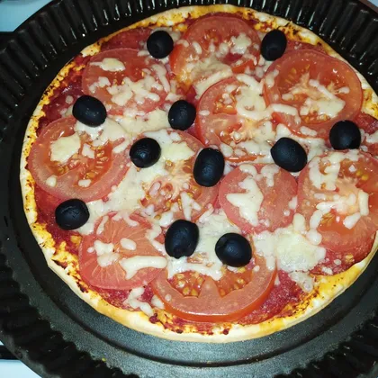 Пицца на готовой основе 2