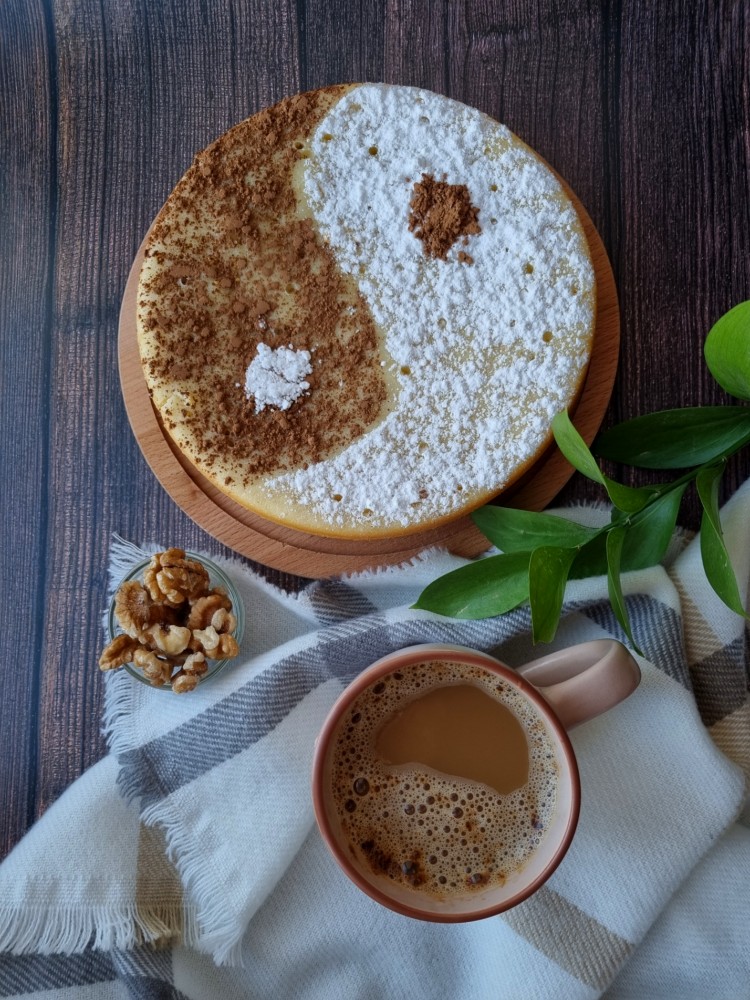 Фруктовый пирог на кефире - Рецепты в мультиварке