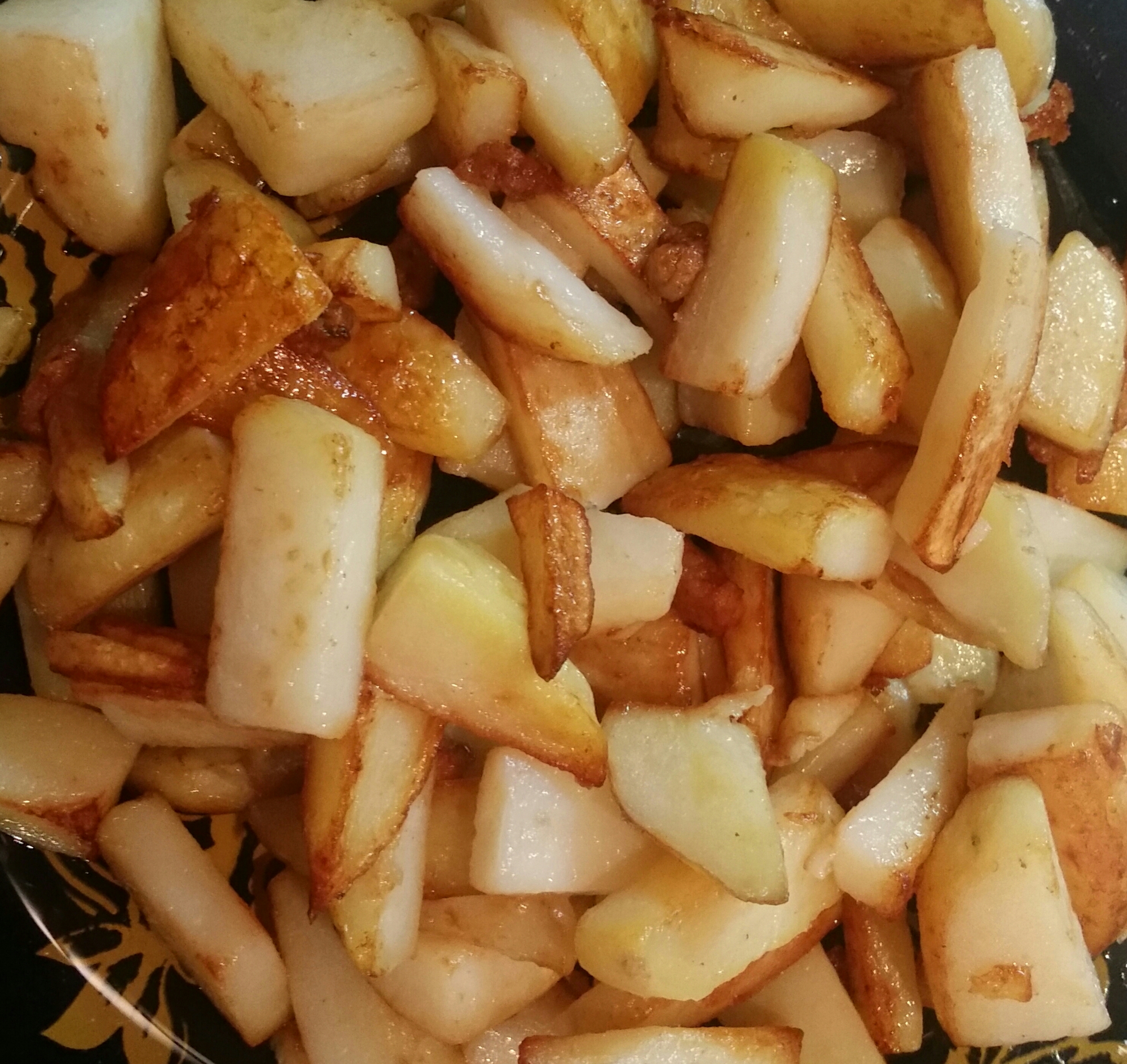 Картофель, жареный на курдючном сале
