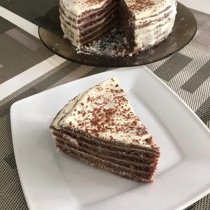 Торт «Шоколад на кипятке» на сковородке