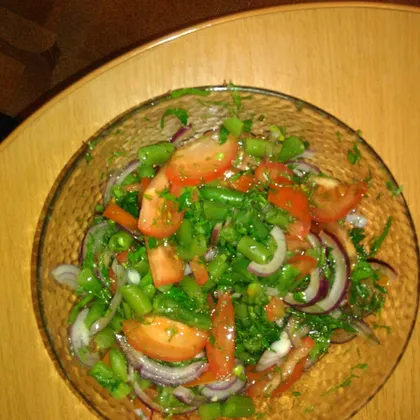 Салат со стручковой фасолью