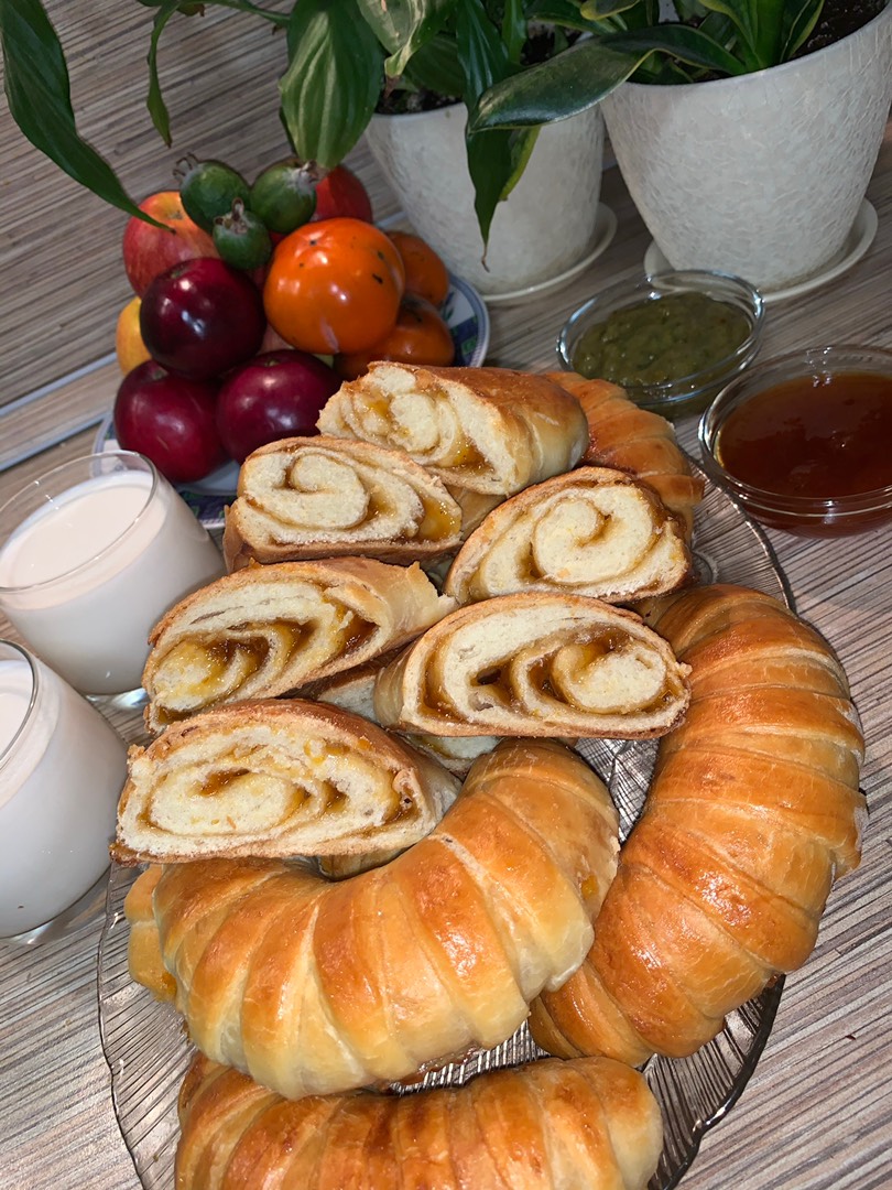 Рогалики сдобные