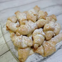 Песочные рогалики со сгущенкой 🥐