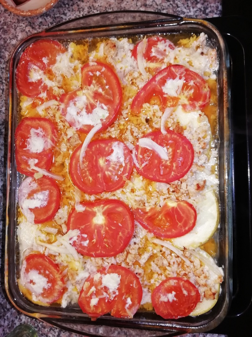 Запеканка "Крестьянская" с кабачками