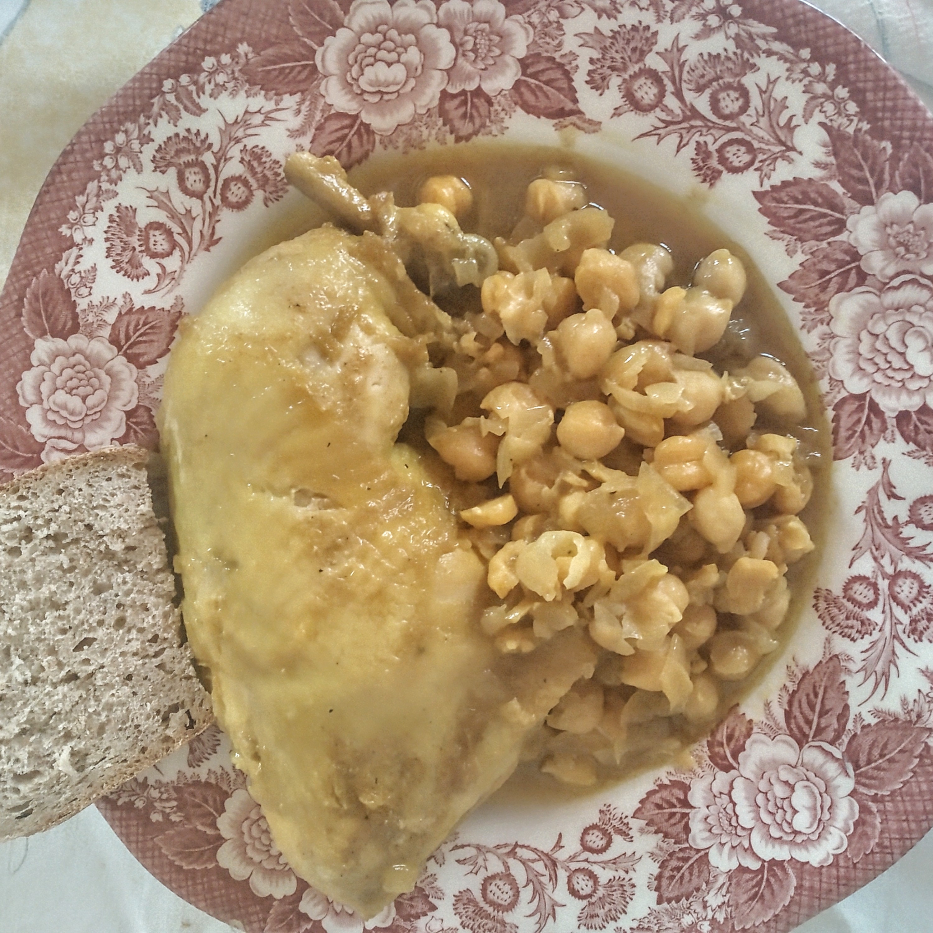 Курица по-мароккански с шафраном