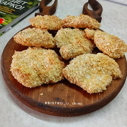 Куриное филе в кукурузных хлопьях