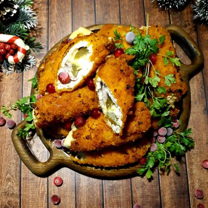 Мясные рулетики "Новогодние" 🎄