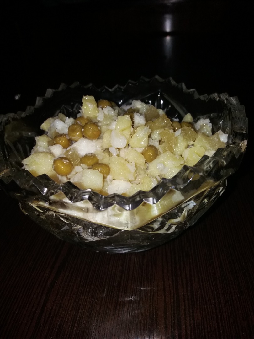 Салат из трески  Поморский