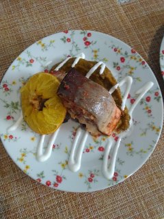 Стейки в апельсинах