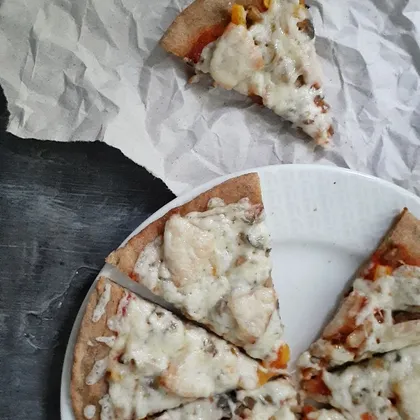 Быстрое тесто для пиццы без дрожжей