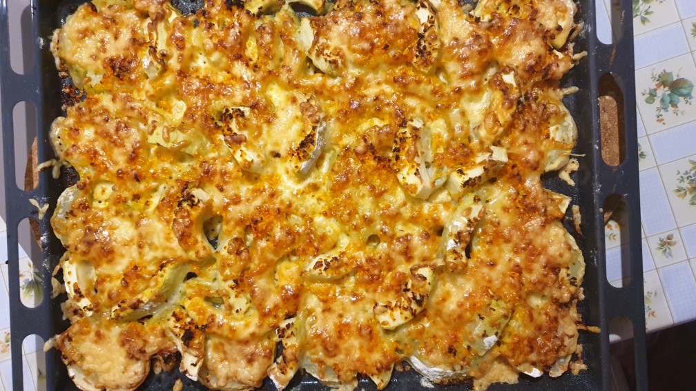 Кабачки под шапкой