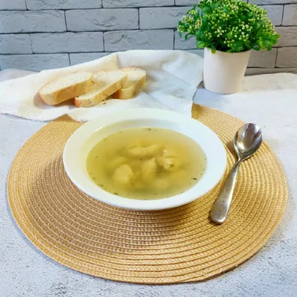 Суп с клёцками без зажарки