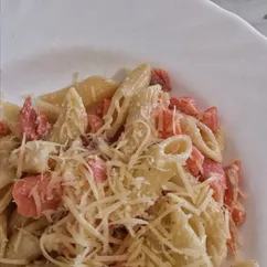 Паста со слабосоленой форелью в сливочном соусе🍝