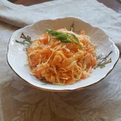 Пикантный салат из капусты с морковью 🥕