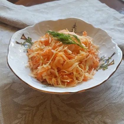 Пикантный салат из капусты с морковью 🥕