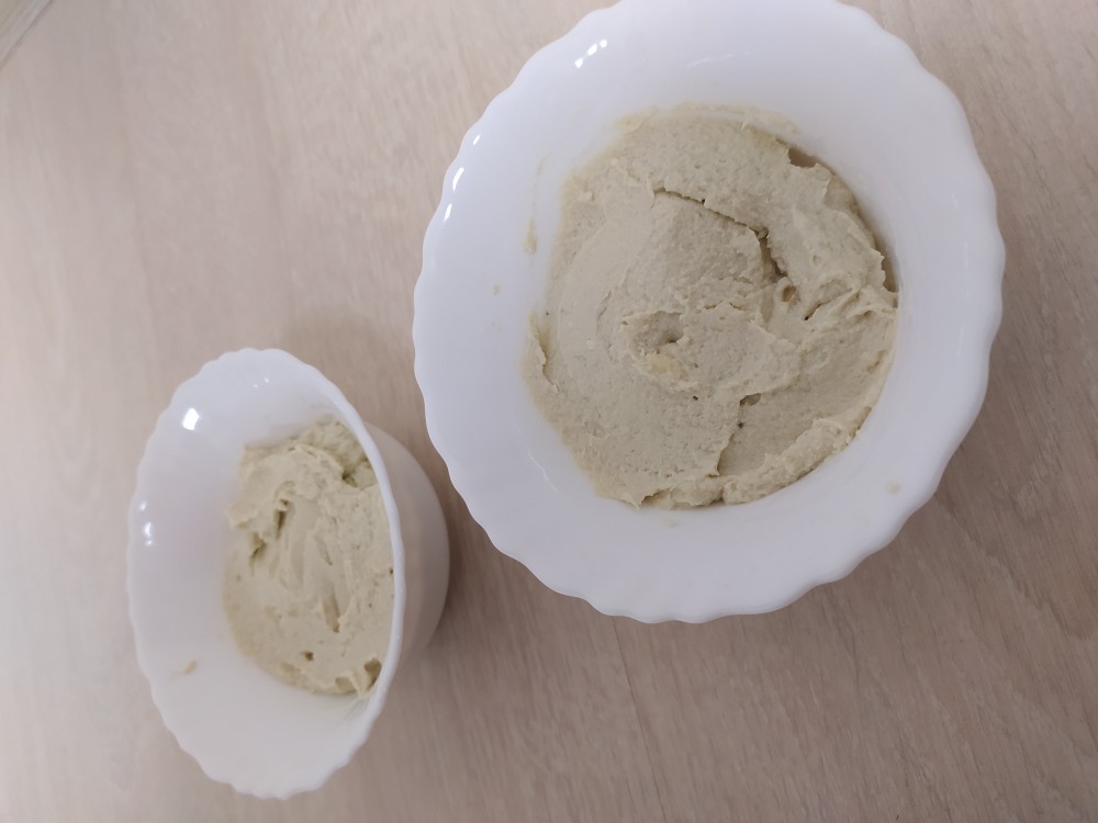 Творожок из тофу и банана (веганский)