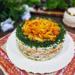 Салат "Грибное лукошко" 