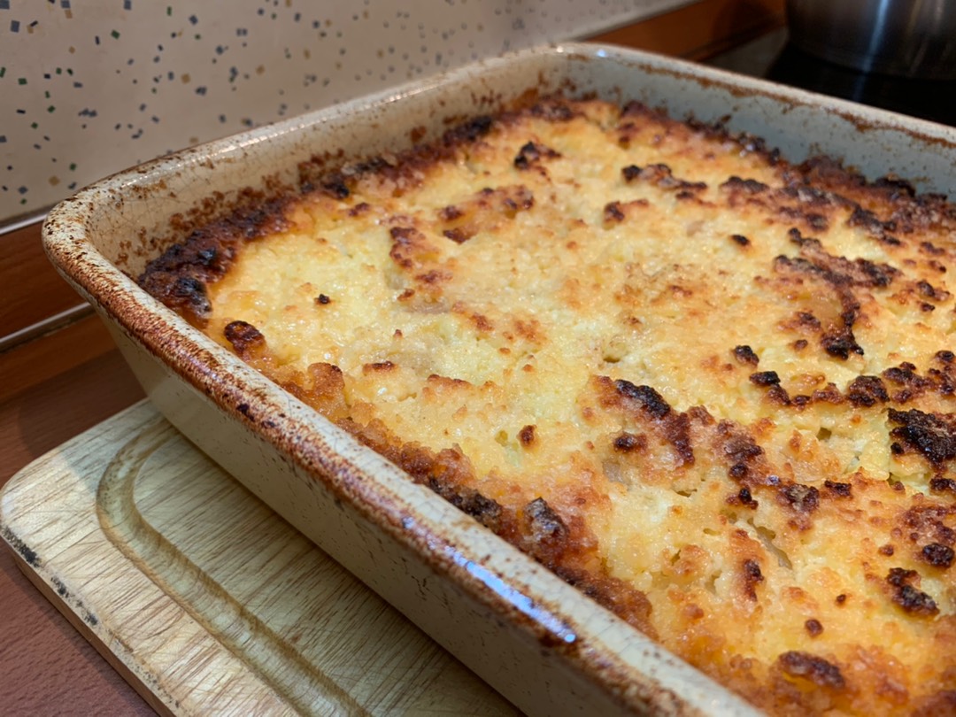 Творожная запеканка с яблоками