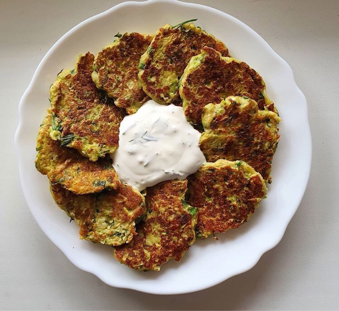 Оладушки из цукини с сыром