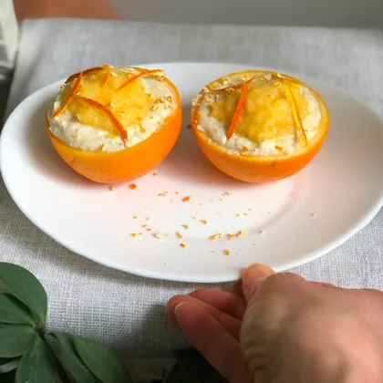 Десерт: творожно-апельсиновый завтрак