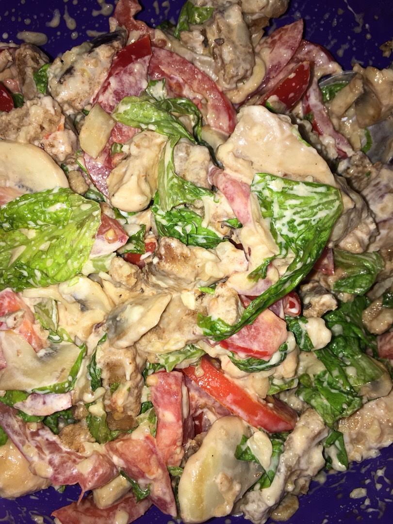 Салат Артур (цезарь по домашнему)