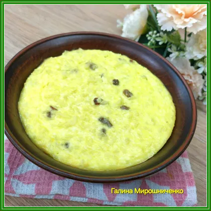 Творожно-рисовая запеканка