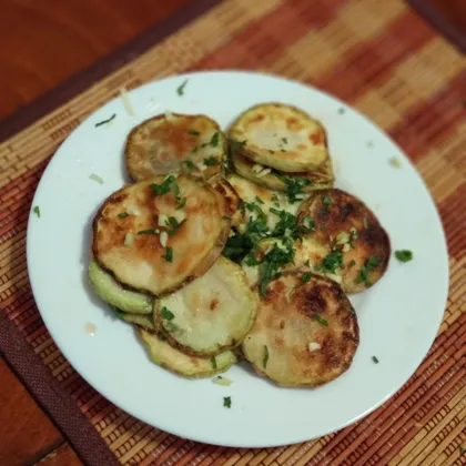 Кабачки жаренные #вкусный завтрак, ужин и обед