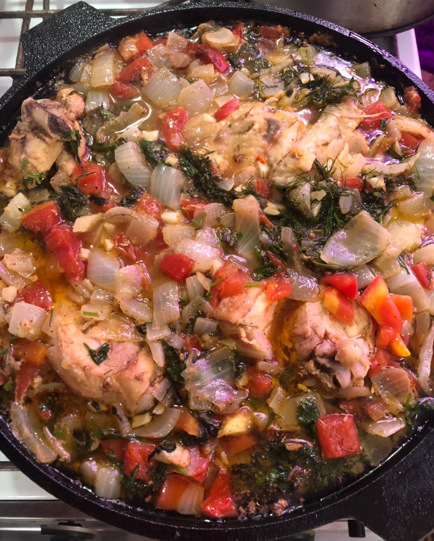 Чахохбили с курицей