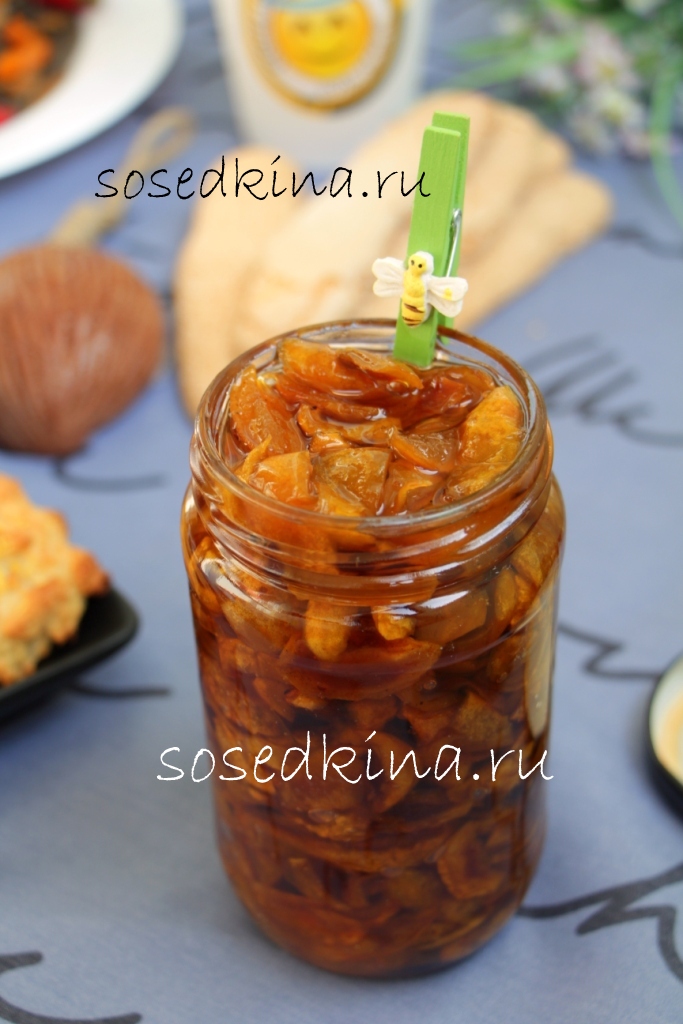 Вяленые яблоки с корицей в мёде #заготовки