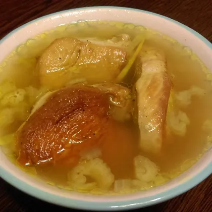 Лимонный куриный суп