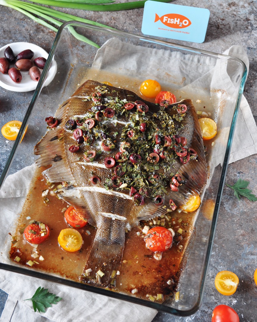 Запеченная камбала с тимьяном и помидорами черри рецепт – Европейская кухня: Основные блюда. «Еда»