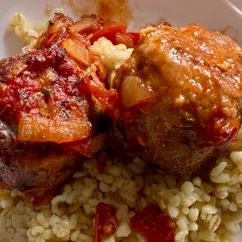 Тефтели без риса с томатной подливой