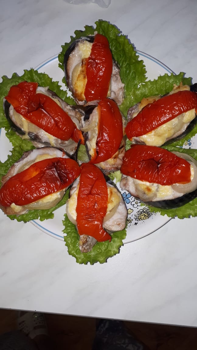 Скумбрия запечённая в духовке