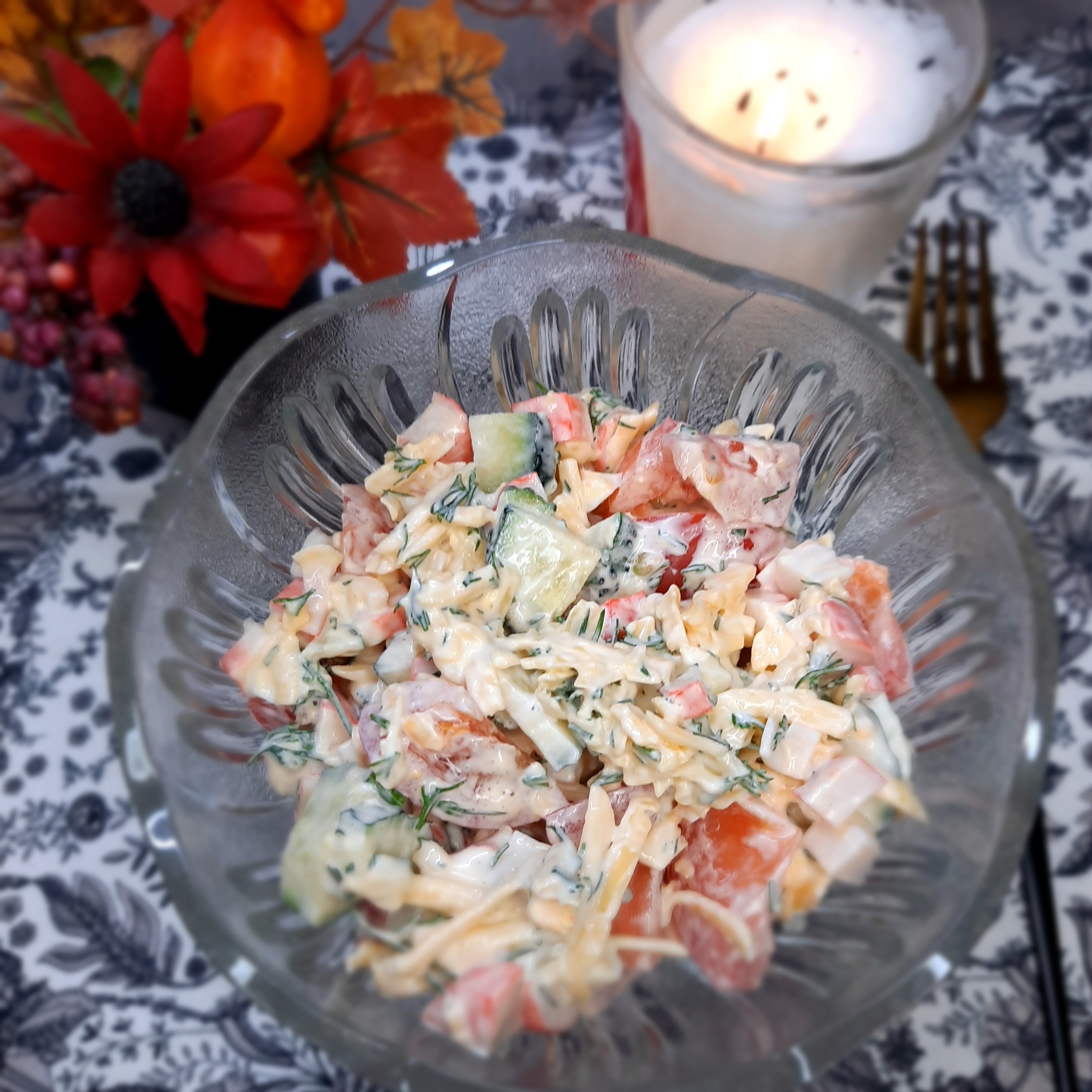 Салат красное море с крабовыми палочками