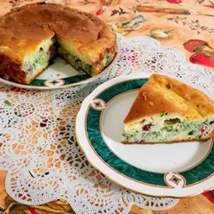 Заливной пирог с капустой