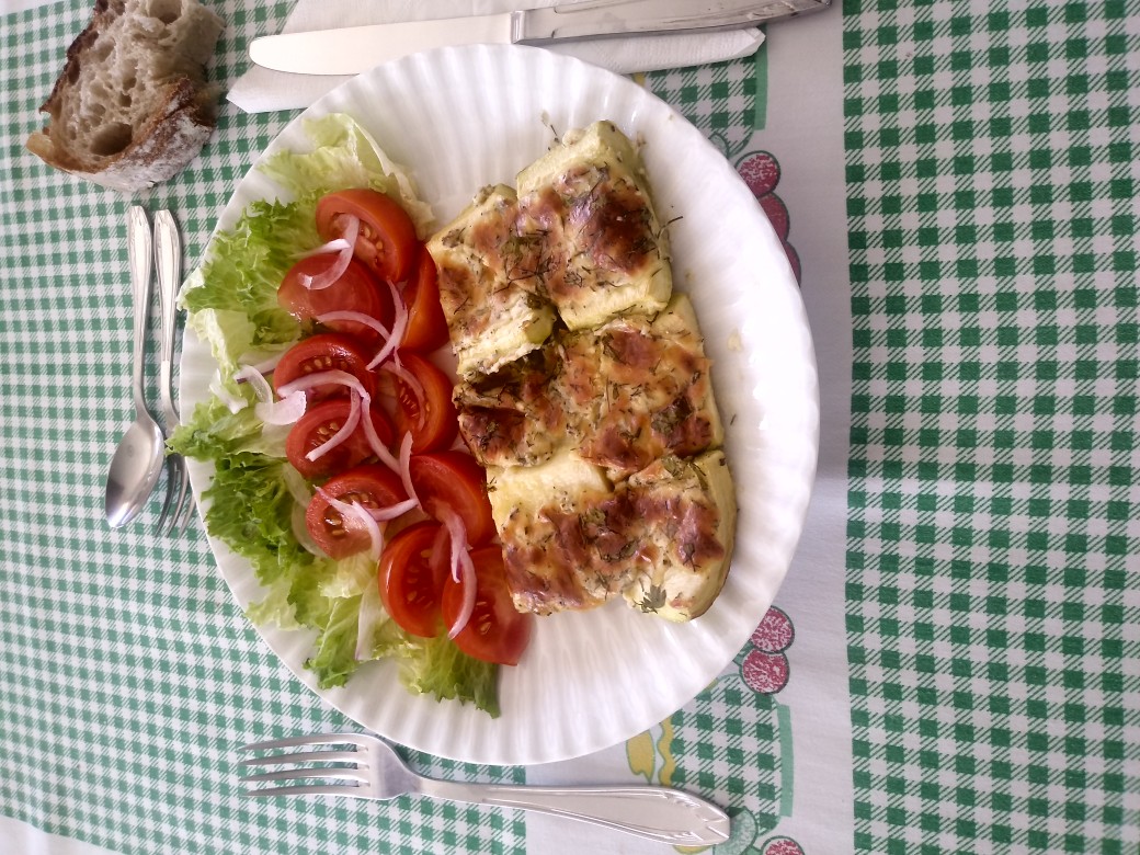 Запечённый кабачок