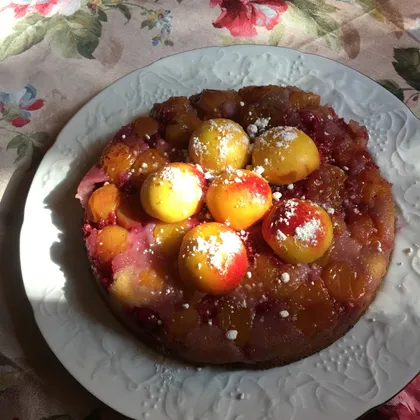 Пирог абрикосово-фруктовый #летниедесерты