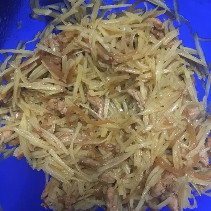 Салат из сырой картошки