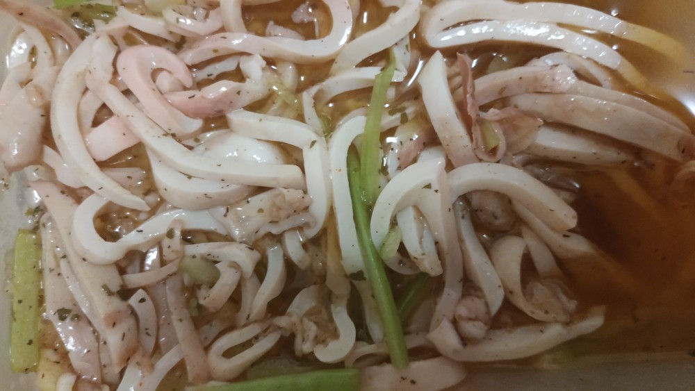Маринованные кальмары